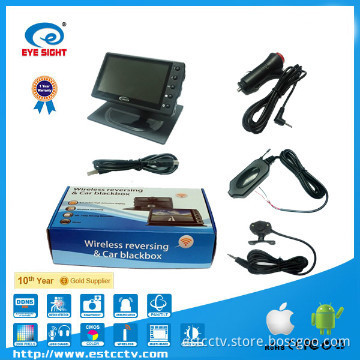 Cheap HD dual camera rear view driving video recordercar dvr